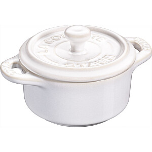 Staub Mini Cocotte Round - 200 ml, ziloņkaula krāsa