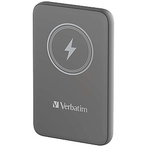 Verbatim ChargeÂ´nÂ´Go Magnetic Wireless Power Bank 10000 Grey