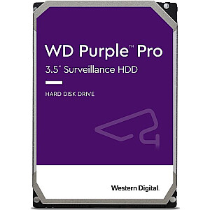 WD Purple Pro 10 TB 3,5 collu SATA III (6Gbps) servera diskdzinis (WD101PURP)