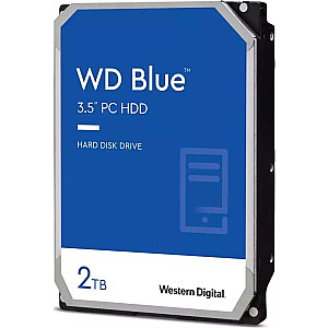 WD Blue 3,5 collu 2 TB SATA III diskdzinis (WD20EARZ)