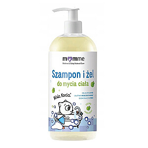 MOMME šampūnas ir prausimosi gelis Mother &amp; Baby Natural Care 2in1 500ml