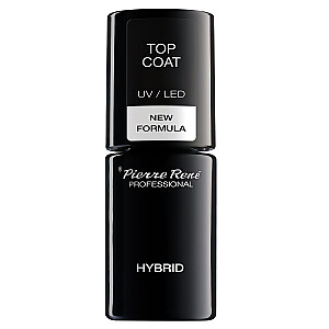 PIERRE RENE Top Coat UV/LED preparāts krāsainas lakas sacietēšanai un pulēšanai 6ml