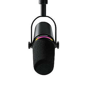 Shure MV7+-K-BNDL — lekciju/vokālais mikrofons ar XLR/USB-C savienotāju, melns + GATOR galda statīvs