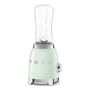 Smeg 50. gadu stila estētiskais 0,6 l galda blenderis, 300 W zaļš