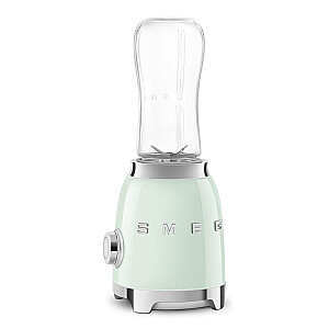 Smeg 50. gadu stila estētiskais 0,6 l galda blenderis, 300 W zaļš