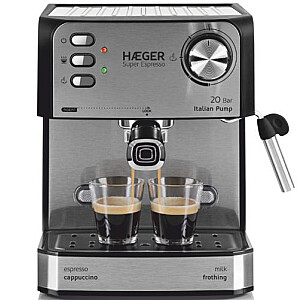 Haeger CM-85B.011A Super Espresso* Espresso automāts 1.6L 850W 20bar