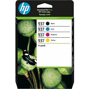 HP 937 CMYK 4 tintes kasetņu komplekts (6C400NE)