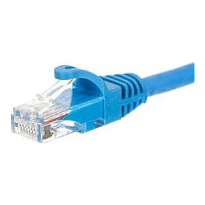 NetRack Patchcord RJ45, Netrack molded jaka, kat. 5e UTP, 5 m, zils.