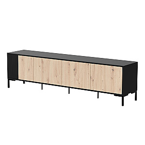 Cama MERCI RTV skapis 200 x 40 x 54 cm melns/ozols artisan