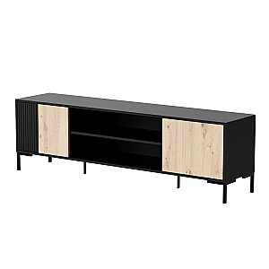 Шкаф Cama RTV Шкаф MERCI RTV 180 x 40 x 53,5 см черный/дуб artisan