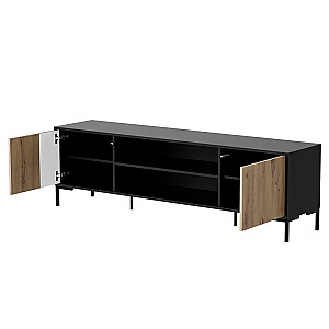 Шкаф Cama RTV Шкаф MERCI RTV 180 x 40 x 53,5 см черный/дуб artisan