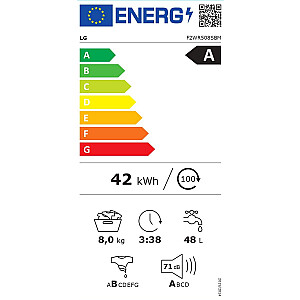 Veļas mašīna LG F2WR508SBM