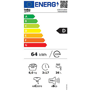 Cтиральная машина Beko WUE6511BW