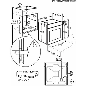 Духовой шкаф Electrolux EOF3H40BW