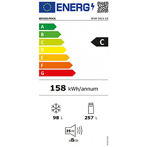 Ledusskapis Whirlpool W9M 941S SX