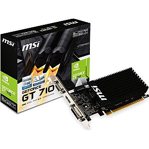 Videokarte MSI GeForce GT 710 Low Profile 2 GB DDR3