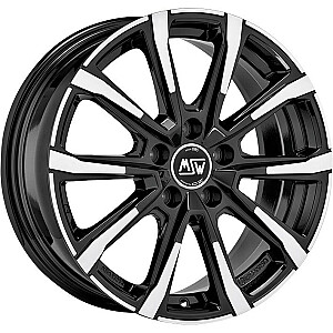 MSW 79 Gloss Black Full Polished 7x17 5x114.3 ET48 CB67,1 60° 650 kg W19331008T56 MSW