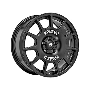 Sparco Terra Matt Black White Надпись 7x16 5x100 ET50 CB56,1 60° 610 кг W29046605P4 Sparco