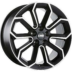 CMS C20 Diamond Black Matt 7,5x17 5x114.3 ET35 CB67,2 60° 715 kg C20 757 35 10 DMB CMS