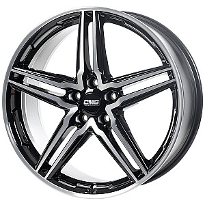 CMS C29 Diamond Black Gloss 7,5x17 5x112 ET52 CB66,5 60° 740 kg C29 757 52 98S DB CMS