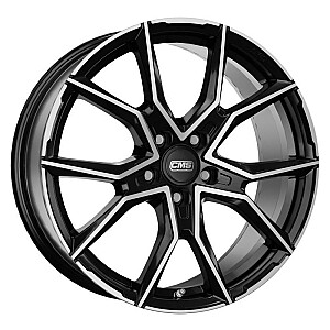 CMS C33 Diamond Black Gloss 8x18 5x114.3 ET37 CB67,2 60° 690 kg C33 808 37 10 DB CMS