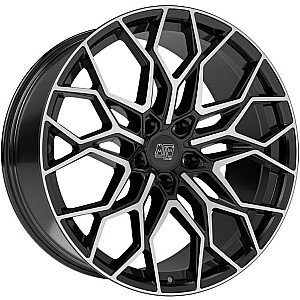 MSW 51 Gloss Black Full Polished 9x20 5x120 ET40 CB64,1 60° 1050 kg W1943000556 MSW