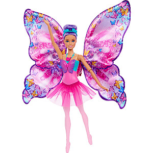 Кукла Барби Mattel Barbie Butterfly балерина 2-в-1 со складными крыльями (HXJ10)