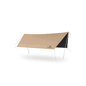 Tarp Sky Lite vinila sešstūra s cnk2350ws015-khaki NATUREHIKE