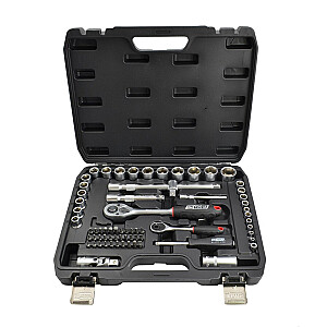 KEY SET AWTOOLS 72el 1/2&quot;/1/4&quot; BLACK LINE