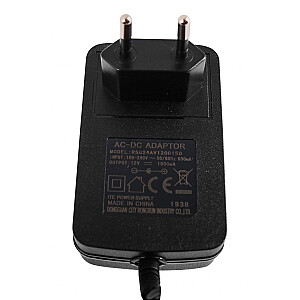 AC-DC Battery Charger Adaptor 12V/1,5A / 5,5x 2,1/2,5mm