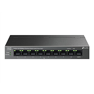 TP-LINK LS109P 9-Port 10/100 Mbps Desktop Switch with 8-Port PoE+