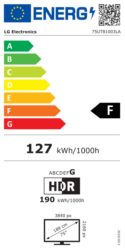 LED LCD TV | 75UT81003LA | 75 | Smart TV | webOS24 | 4K UHD