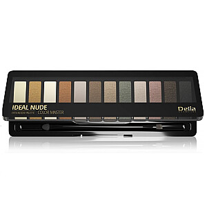 DELIA Color Master Ideal Nude paletė, 12 akių šešėlių 01