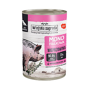 COUNTRY FARM Monoproteīna Cūkgaļa - mitrā suņu barība - 400g