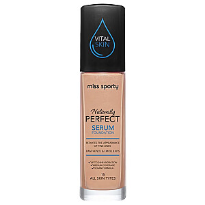 MISS SPORTY Naturally Perfect All Skin Serum Foundation 15 Cold 30ml