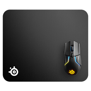 SteelSeries QcK Black, 320 x 270 x 2 mm, Gaming mouse pad