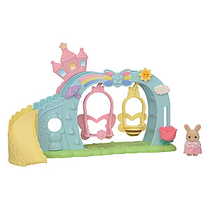 Sylvanian Families Bērnu krāsainās slidkalniņu šūpoles 5745 6.lpp