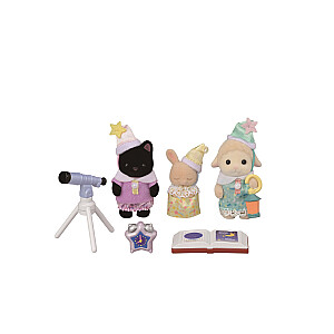 Pidžamu ballīte bērnudārza Sylvanian Families Baby Trio 5750 p6