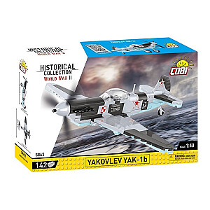 COBI 5863 Vēsturiskā kolekcija Yakovlev Yak-1B Otrā pasaules kara 142 priekšmeti