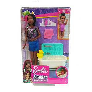 Barbie Skipper Babysitters Inc. leļļu un aksesuāru sortiments.