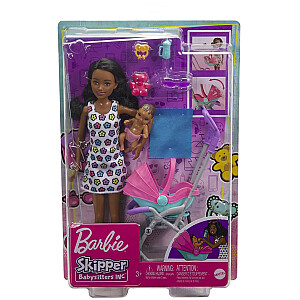 Ассортимент кукол и аксессуаров Barbie Skipper Babysitters Inc.