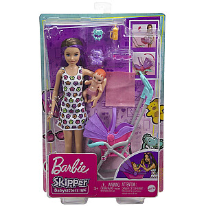 Ассортимент кукол и аксессуаров Barbie Skipper Babysitters Inc.