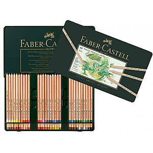 Pasteļzīmuļi Faber-Castell Pitt Pastel 60 krāsas metāla kārbā