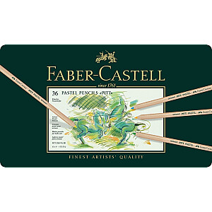 Карандаши пастельные Faber-Castell Pitt Pastel 60 цветов в металлической коробке