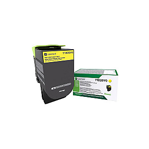 Toneris Lexmark 71B20Y0 dzeltens 71B20Y0