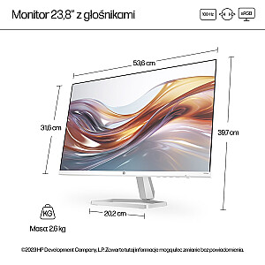 МОНИТОР HP LED IPS 23,8" 524sa (94C36E9)