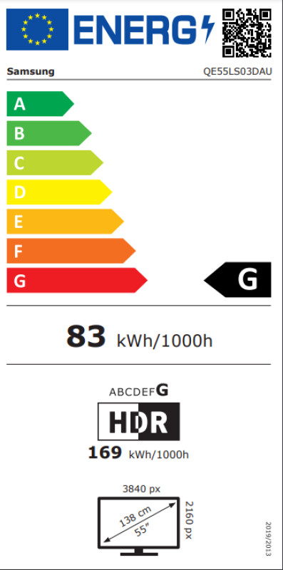 Samsung SAMSUNG QE55LS03DAUXXH 55i UHD QLED TV