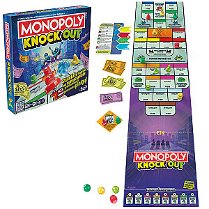 MONOPOLY Galda spēle Knockout (lietuviešu valodā)