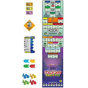 MONOPOLY Galda spēle Knockout (lietuviešu valodā)