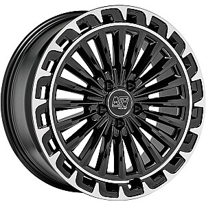 MSW 32 Gloss Black+Diamond Lip 8x19 5x112 ET34 CB73,0 60° 900 kg W19447502TGA MSW